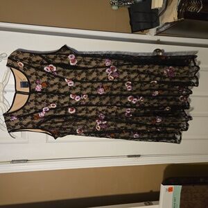 Plus size lace dress